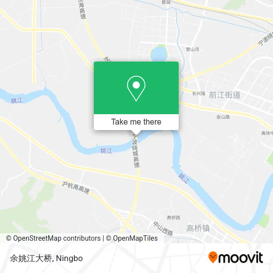 余姚江大桥 map