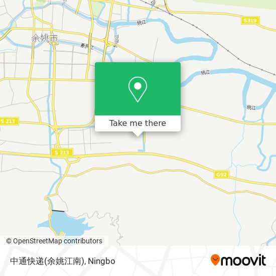 中通快递(余姚江南) map