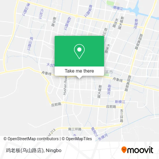 鸡老板(乌山路店) map
