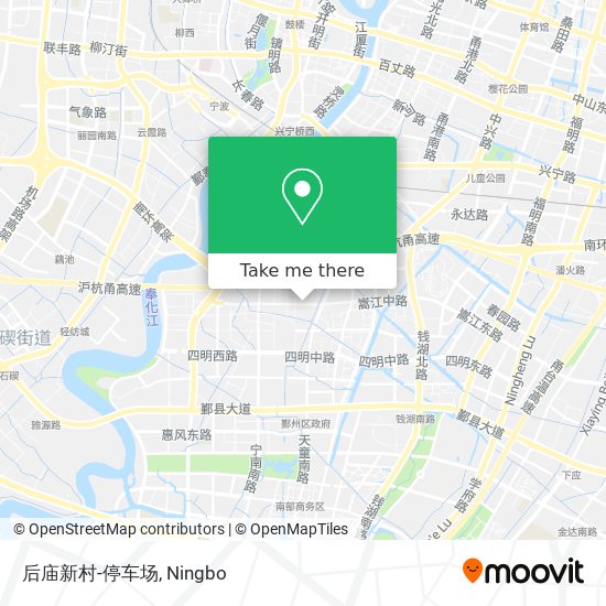 后庙新村-停车场 map
