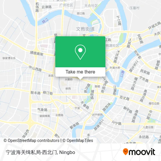 宁波海关缉私局-西北门 map