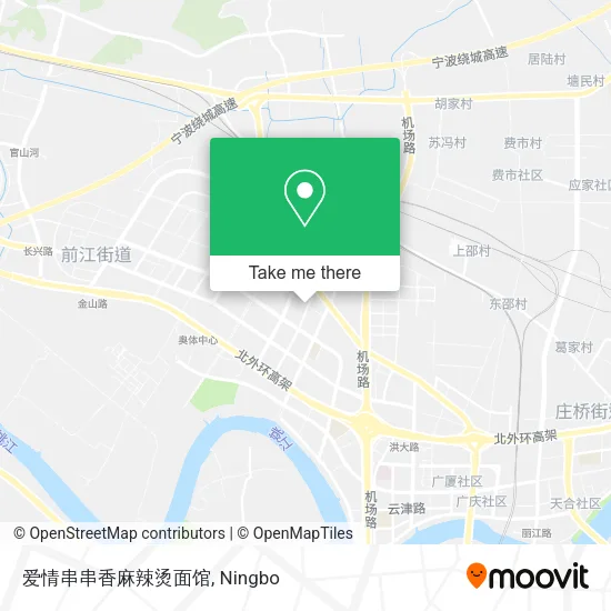 爱情串串香麻辣烫面馆 map