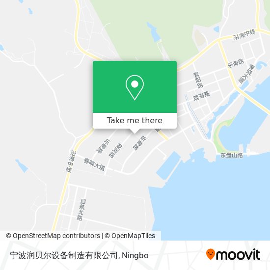 宁波润贝尔设备制造有限公司 map