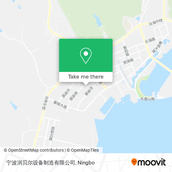 宁波润贝尔设备制造有限公司 map