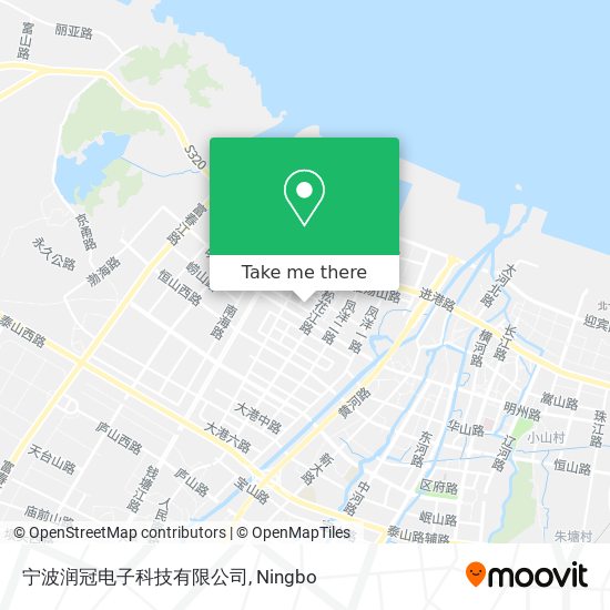 宁波润冠电子科技有限公司 map
