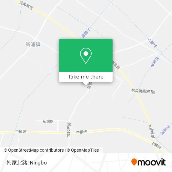 韩家北路 map