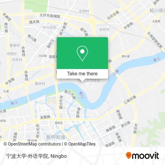 宁波大学-外语学院 map