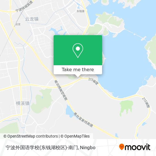 宁波外国语学校(东钱湖校区)-南门 map