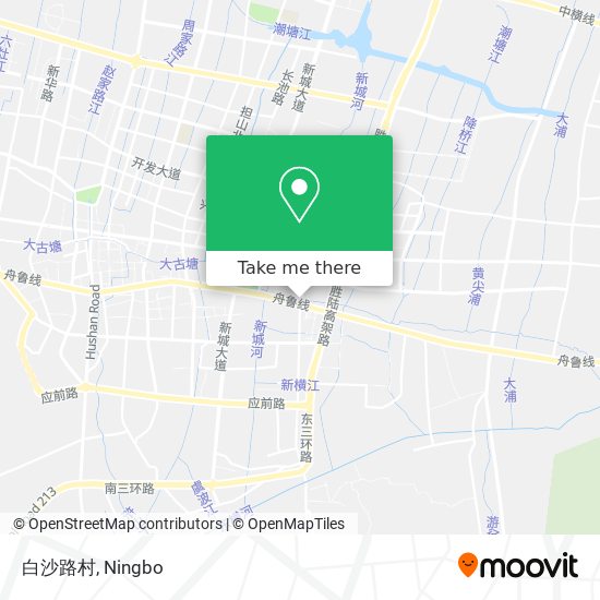 白沙路村 map