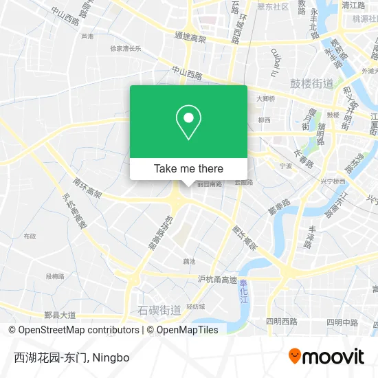 西湖花园-东门 map