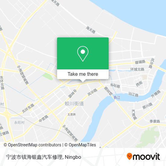 宁波市镇海银鑫汽车修理 map