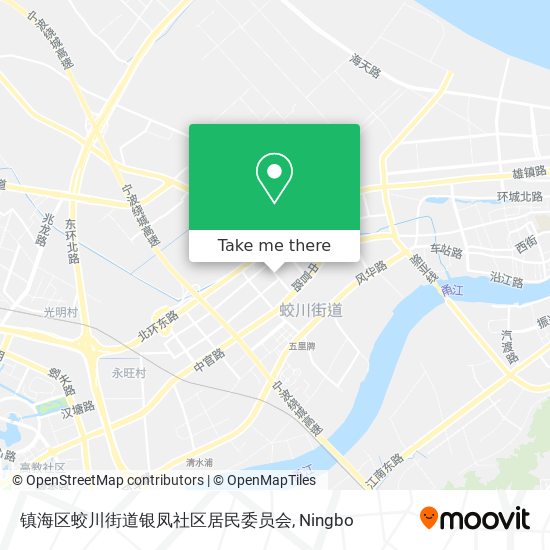 镇海区蛟川街道银凤社区居民委员会 map
