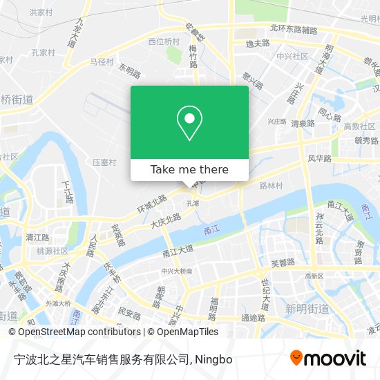 宁波北之星汽车销售服务有限公司 map
