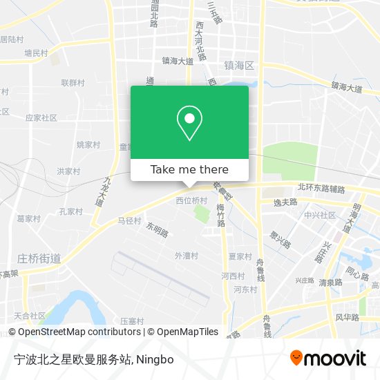 宁波北之星欧曼服务站 map