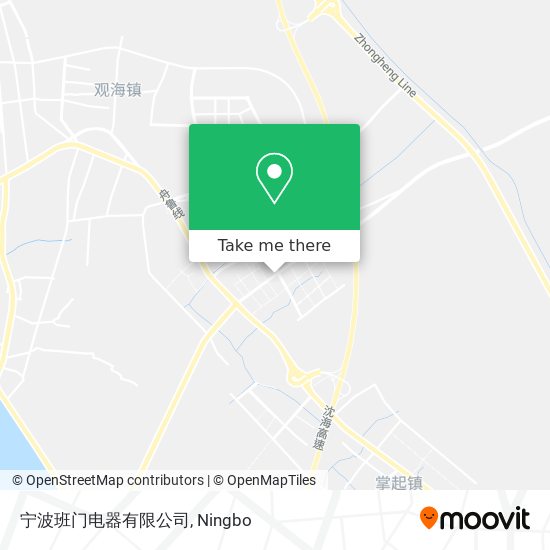 宁波班门电器有限公司 map