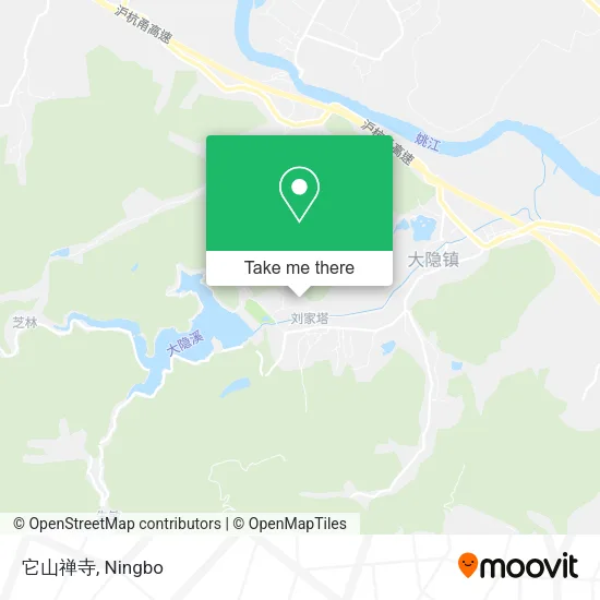 它山禅寺 map