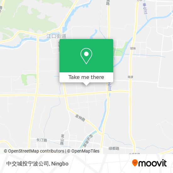 中交城投宁波公司 map