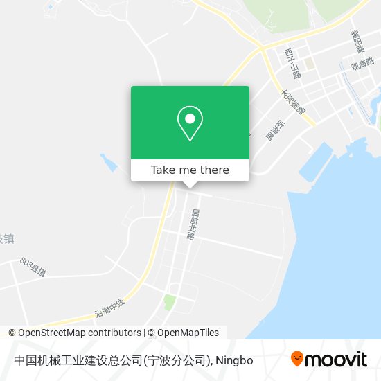 中国机械工业建设总公司(宁波分公司) map