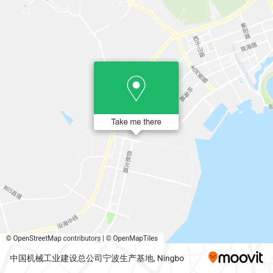 中国机械工业建设总公司宁波生产基地 map