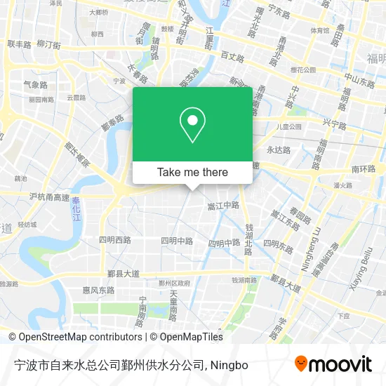 宁波市自来水总公司鄞州供水分公司 map