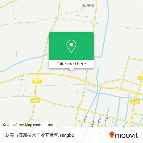 慈溪市高新技术产业开发区 map