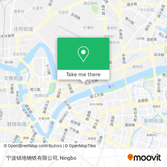 宁波锦地钢铁有限公司 map