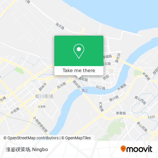 涨鉴碶菜场 map