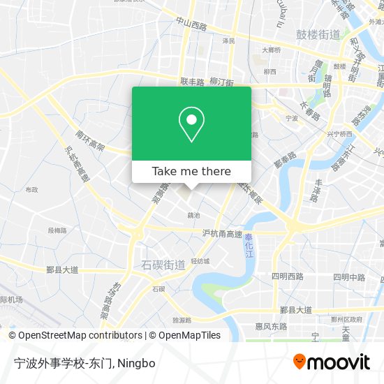 宁波外事学校-东门 map