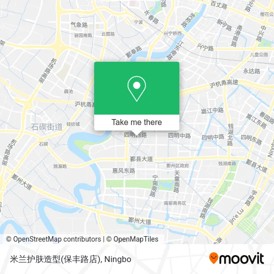 米兰护肤造型(保丰路店) map