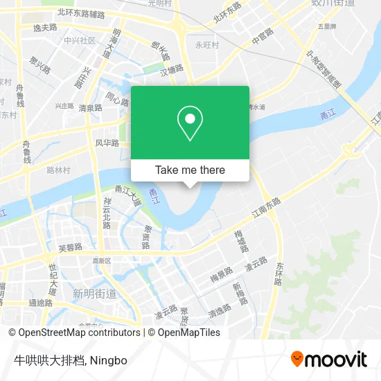 牛哄哄大排档 map