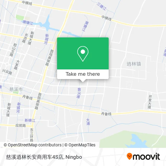 慈溪逍林长安商用车4S店 map