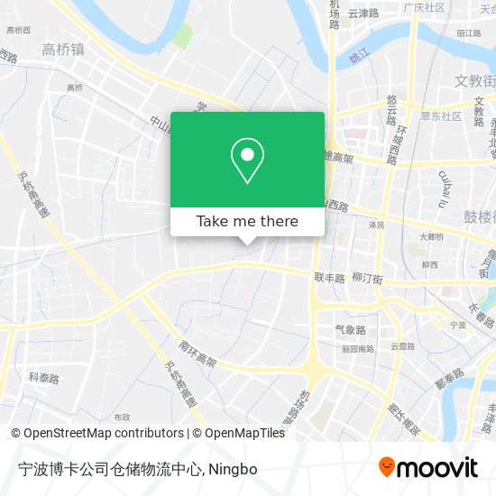 宁波博卡公司仓储物流中心 map