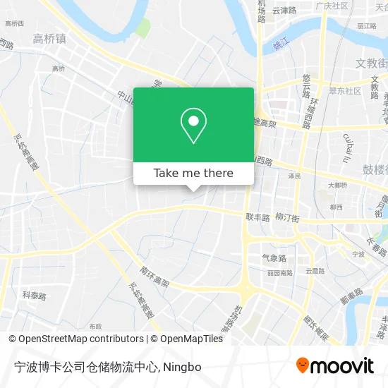 宁波博卡公司仓储物流中心 map