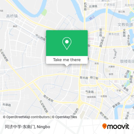 同济中学-东南门 map