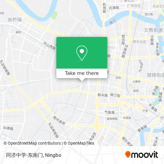 同济中学-东南门 map