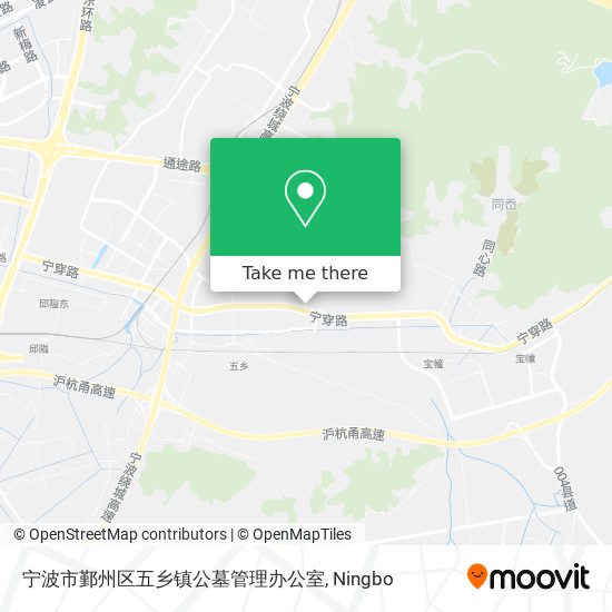 宁波市鄞州区五乡镇公墓管理办公室 map