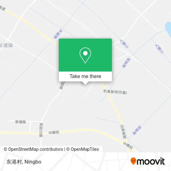 东港村 map
