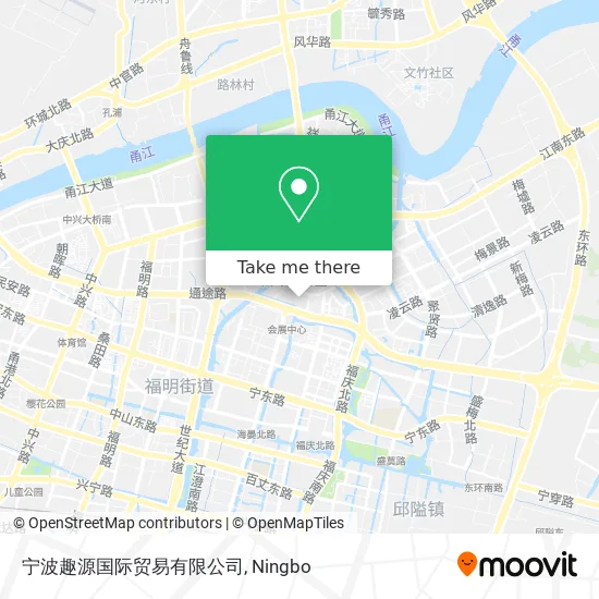 宁波趣源国际贸易有限公司 map