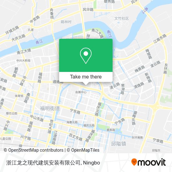 浙江龙之现代建筑安装有限公司 map