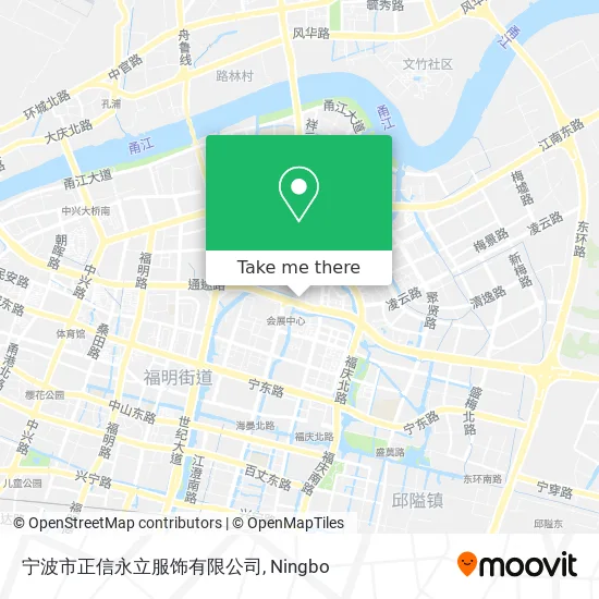 宁波市正信永立服饰有限公司 map