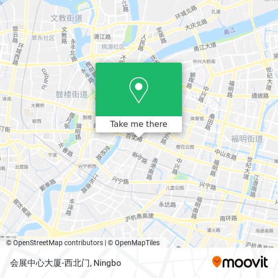 会展中心大厦-西北门 map