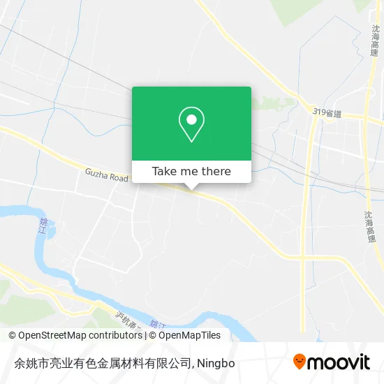余姚市亮业有色金属材料有限公司 map