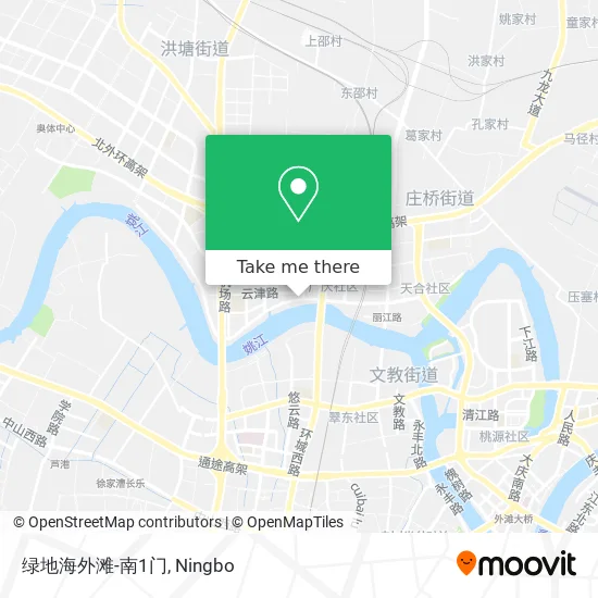 绿地海外滩-南1门 map