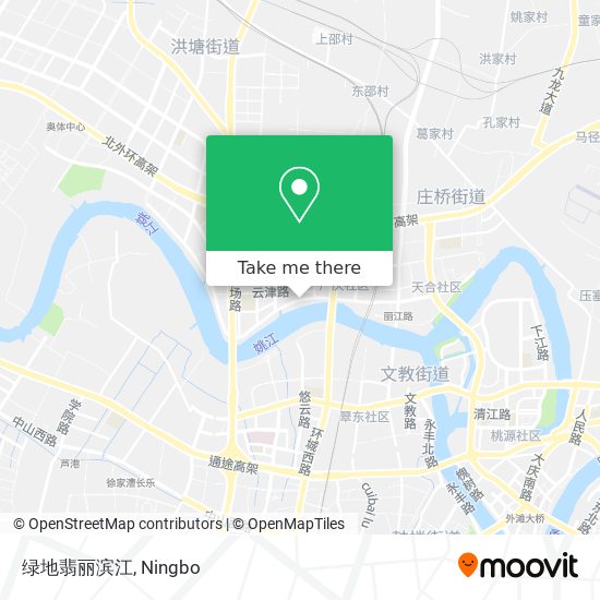绿地翡丽滨江 map
