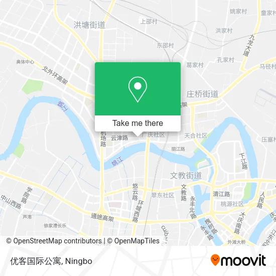 优客国际公寓 map