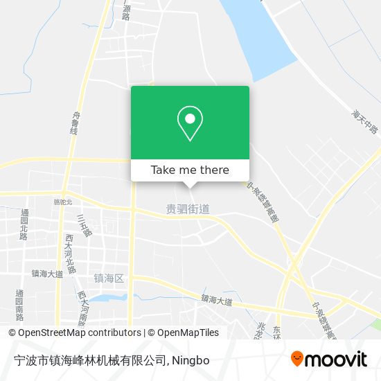 宁波市镇海峰林机械有限公司 map
