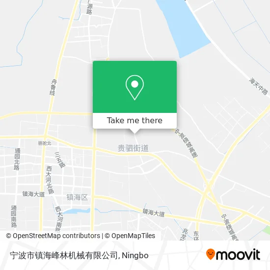 宁波市镇海峰林机械有限公司 map