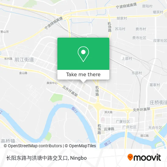 长阳东路与洪塘中路交叉口 map
