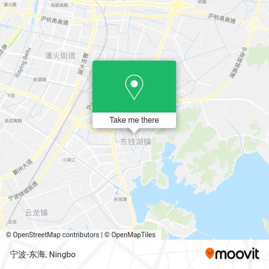 宁波-东海 map