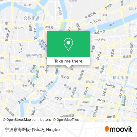宁波东海医院-停车场 map